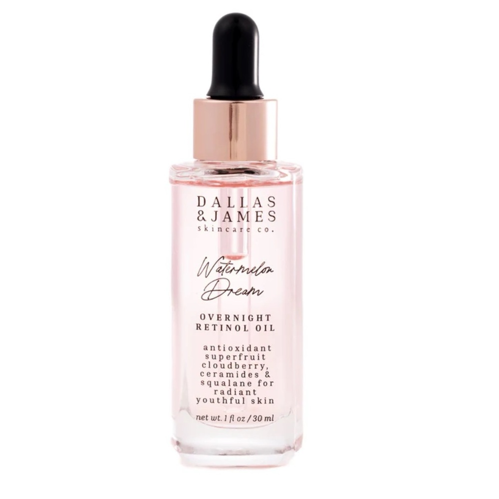 New DALLAS & JAMES Watermelon Dream Overnight Retinol 0il